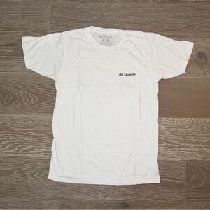 Columbia Sportswear White Graphic T-Shirt Men’s Medium